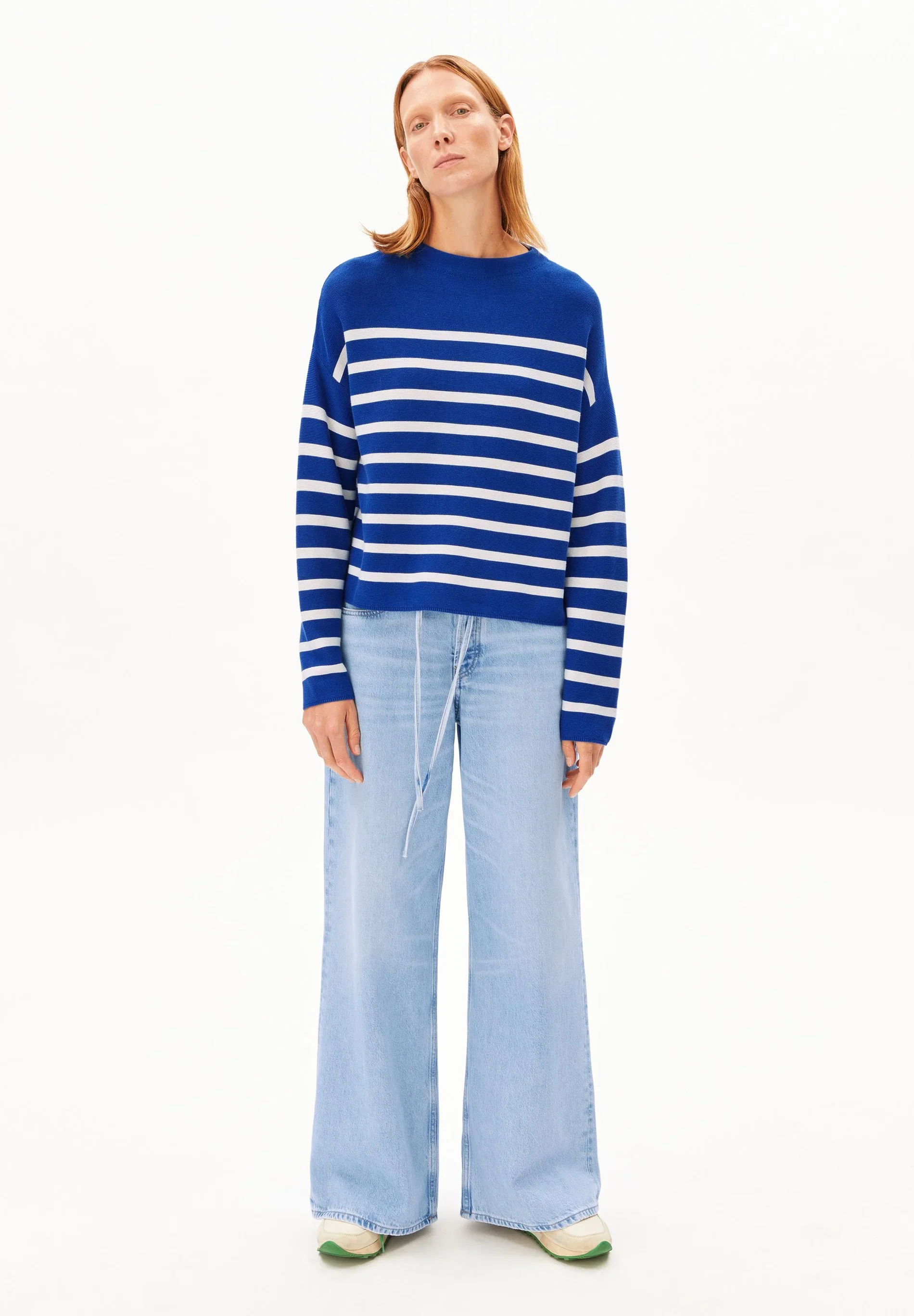 Merinaa Stripes Knit Sweater - Image 4