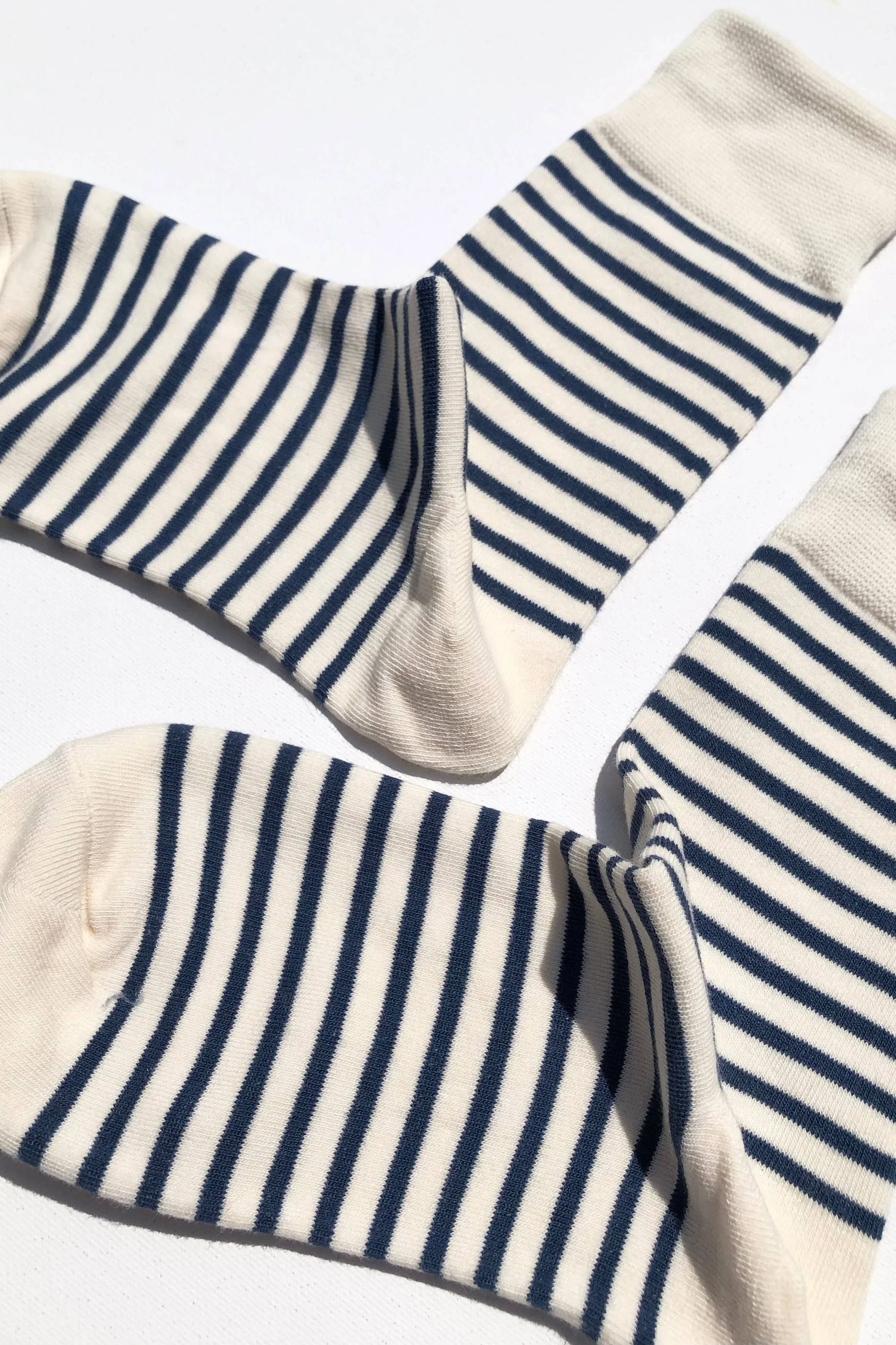 Colour Stripe Socks – Navy - Image 4