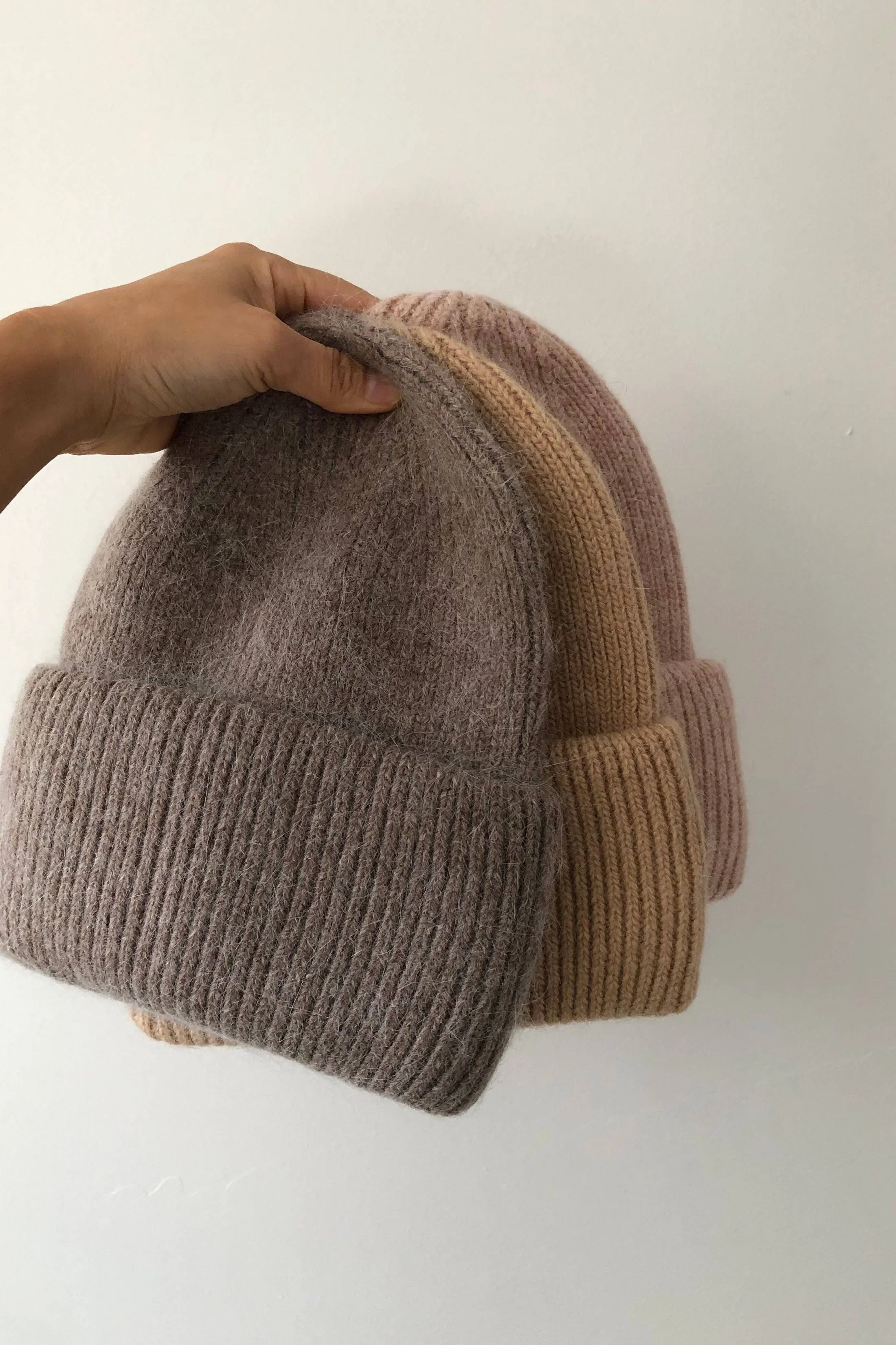 Royal Angora Beanie – Mushroom - Image 4