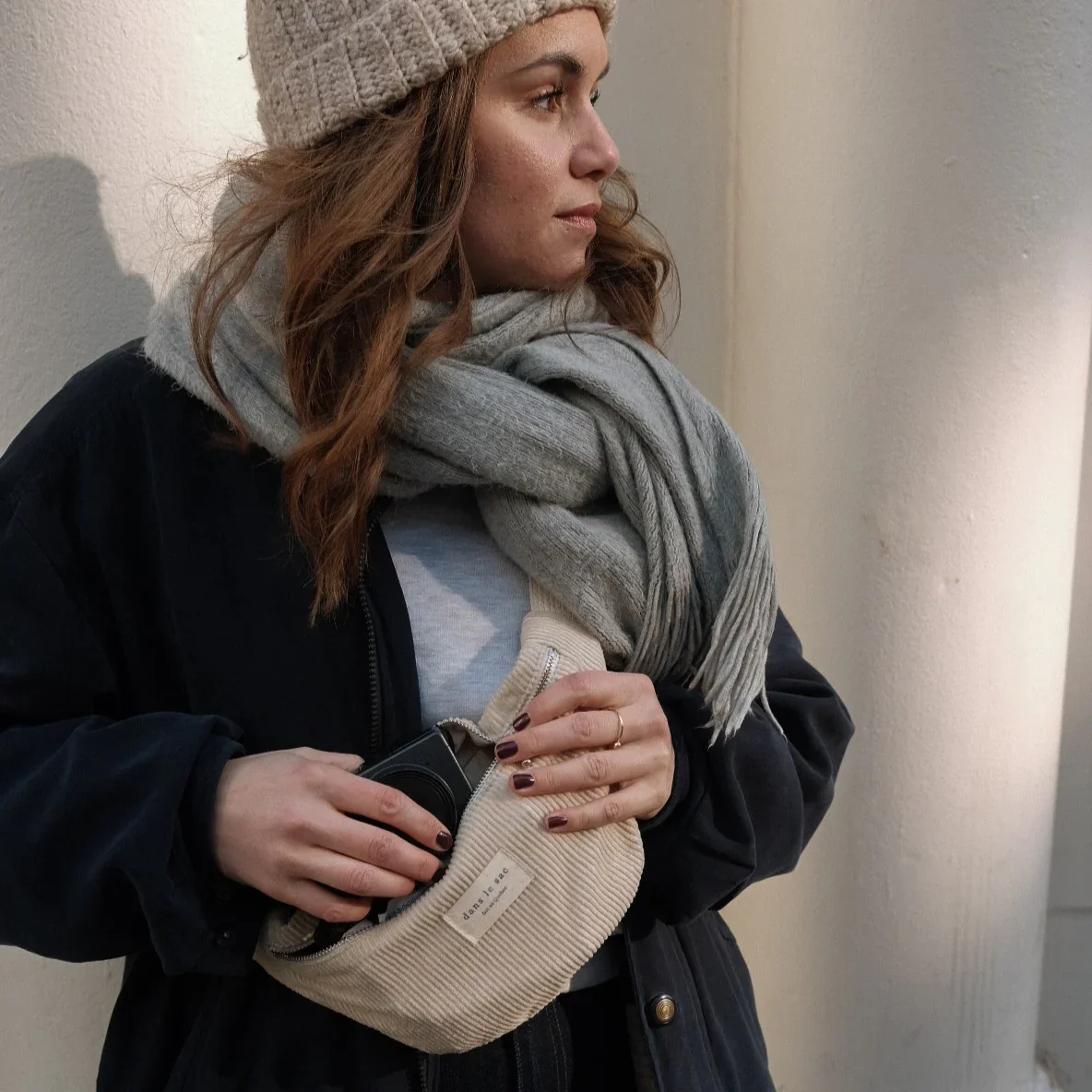 Cord Belt Bag – Vanilla - Image 4