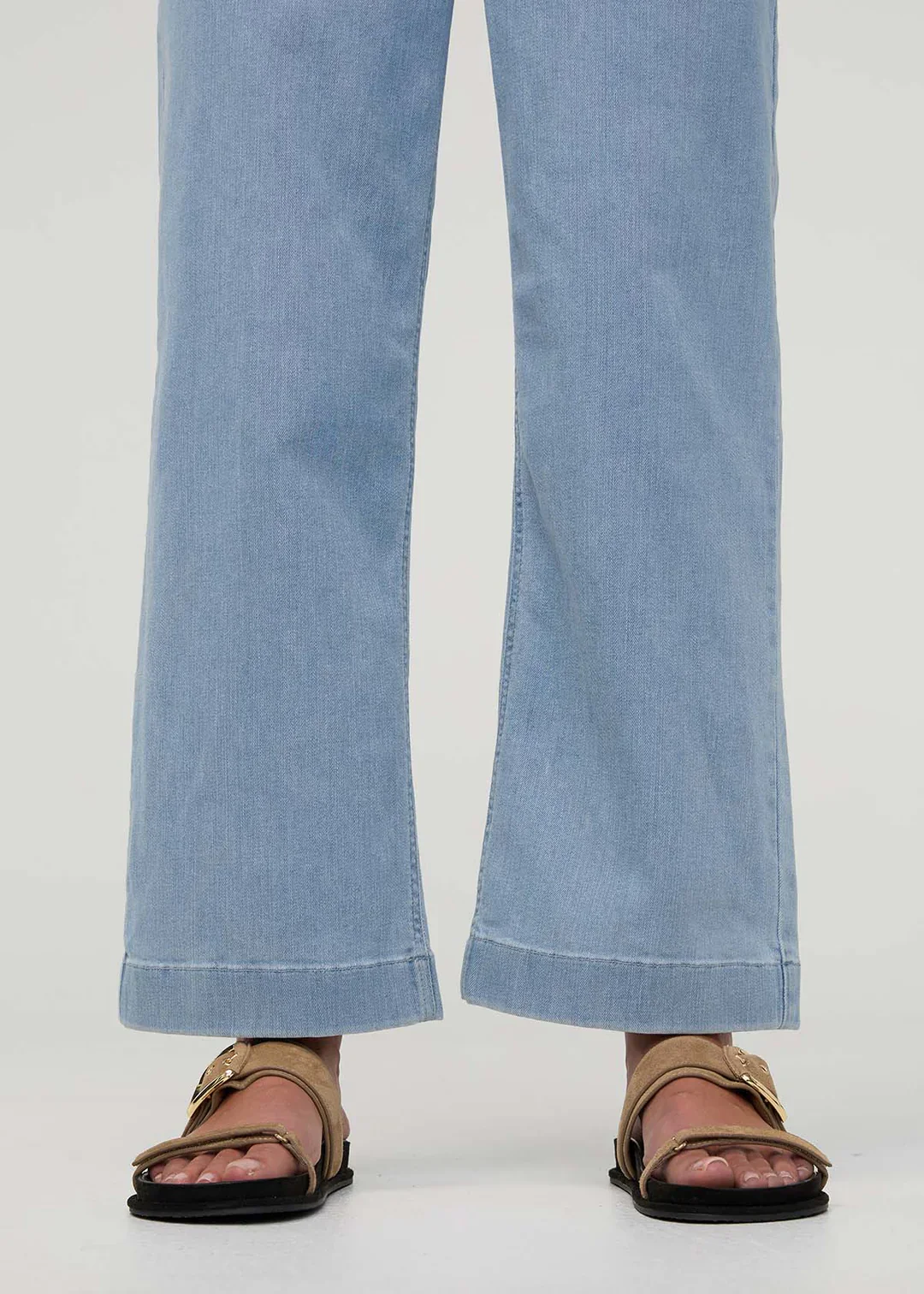 Denim Short Sleeve Jumpsuit - Image 8