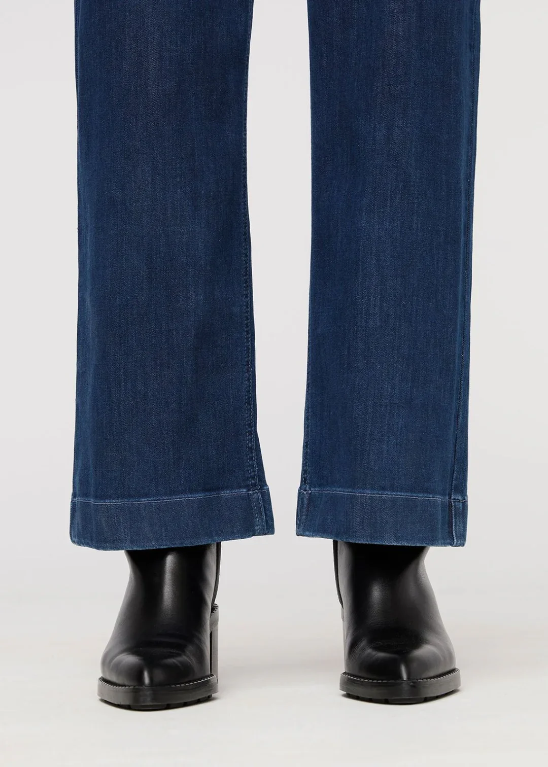 Denim Short Sleeve Jumpsuit - Image 6