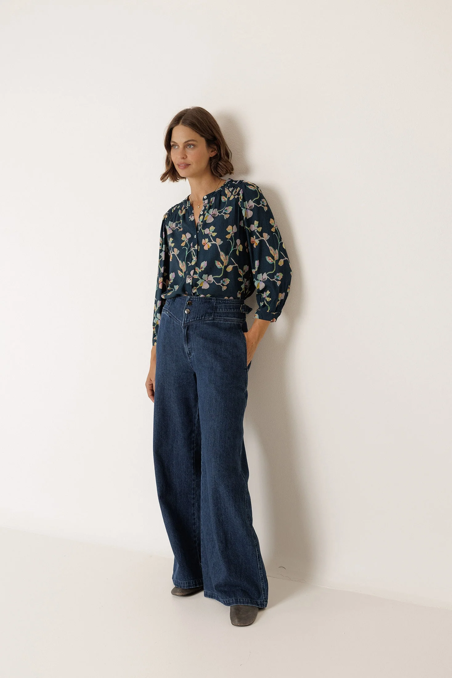 Ruched-Detail Blouse - Image 5