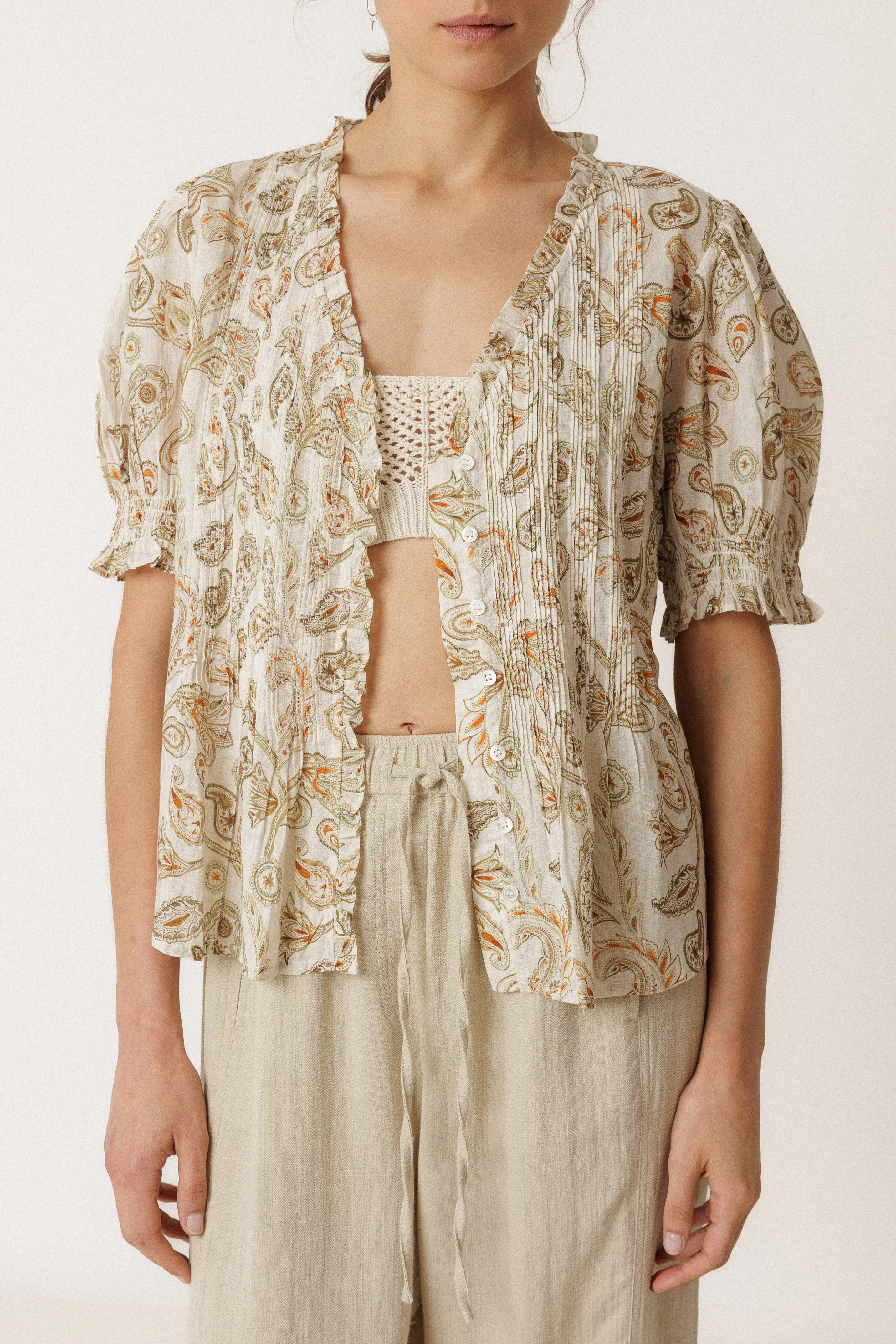 Micro-Ruffle Shirt - Image 2