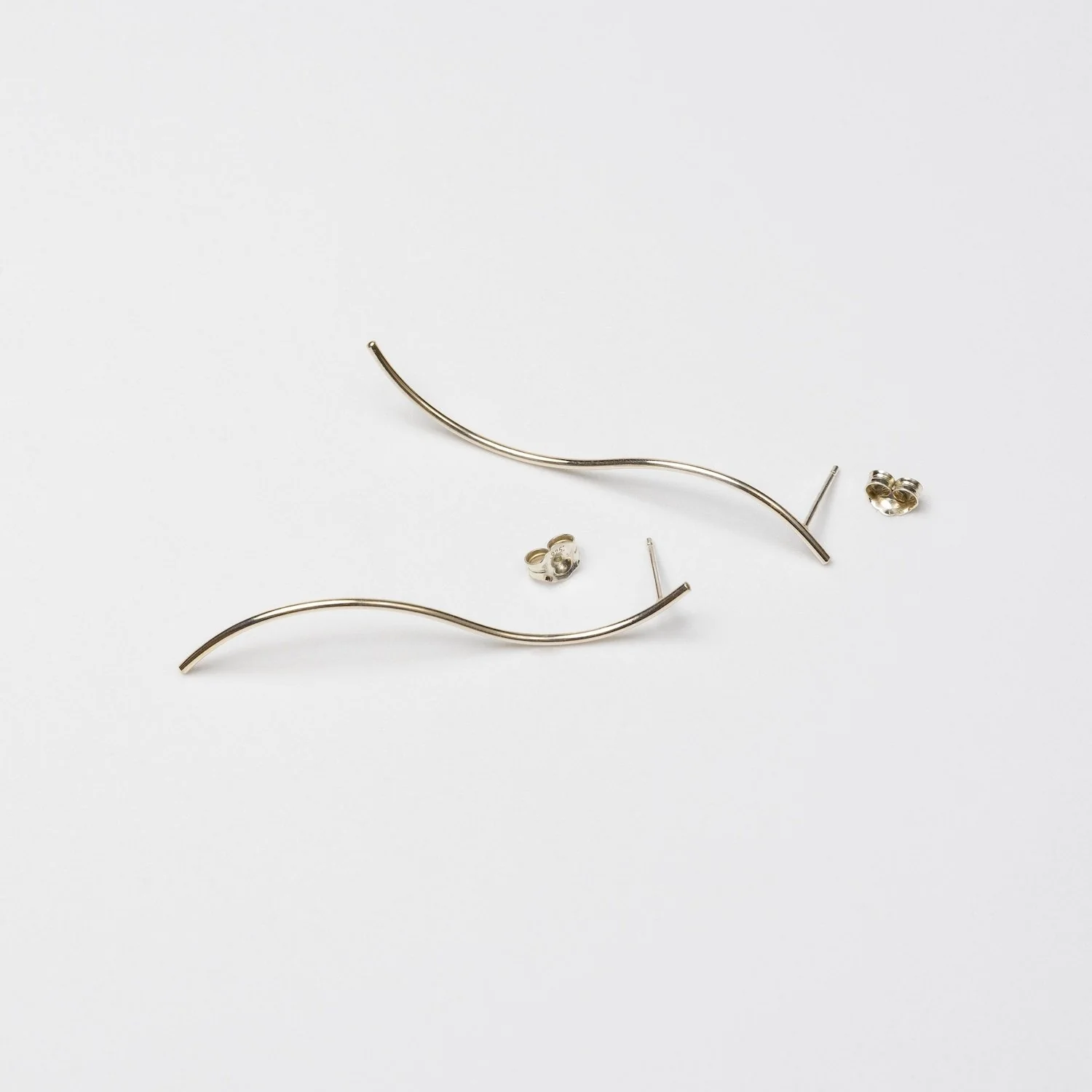Malines Earrings – Silver - Image 2