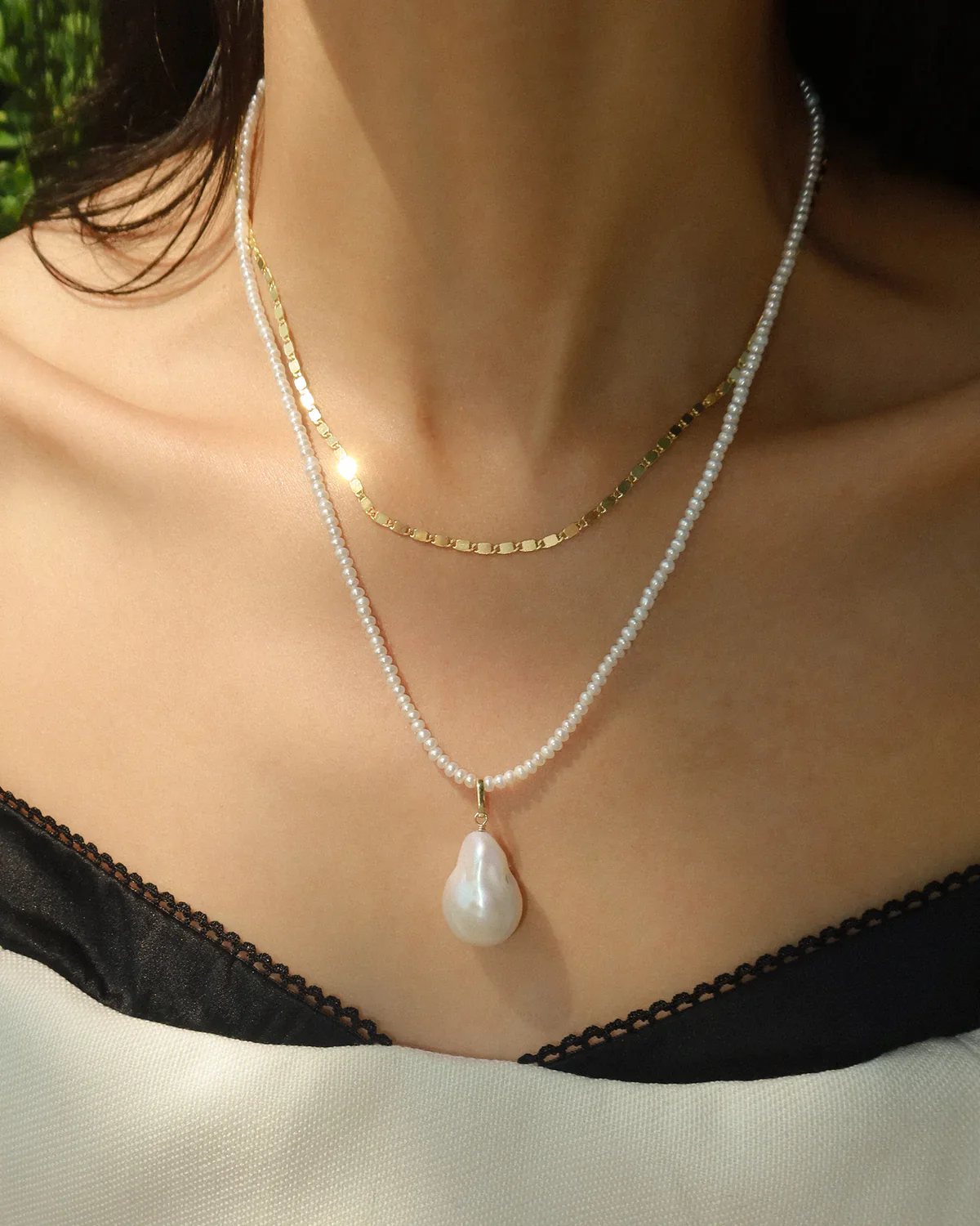 Nostalgia Chain Necklace – Gold - Image 4