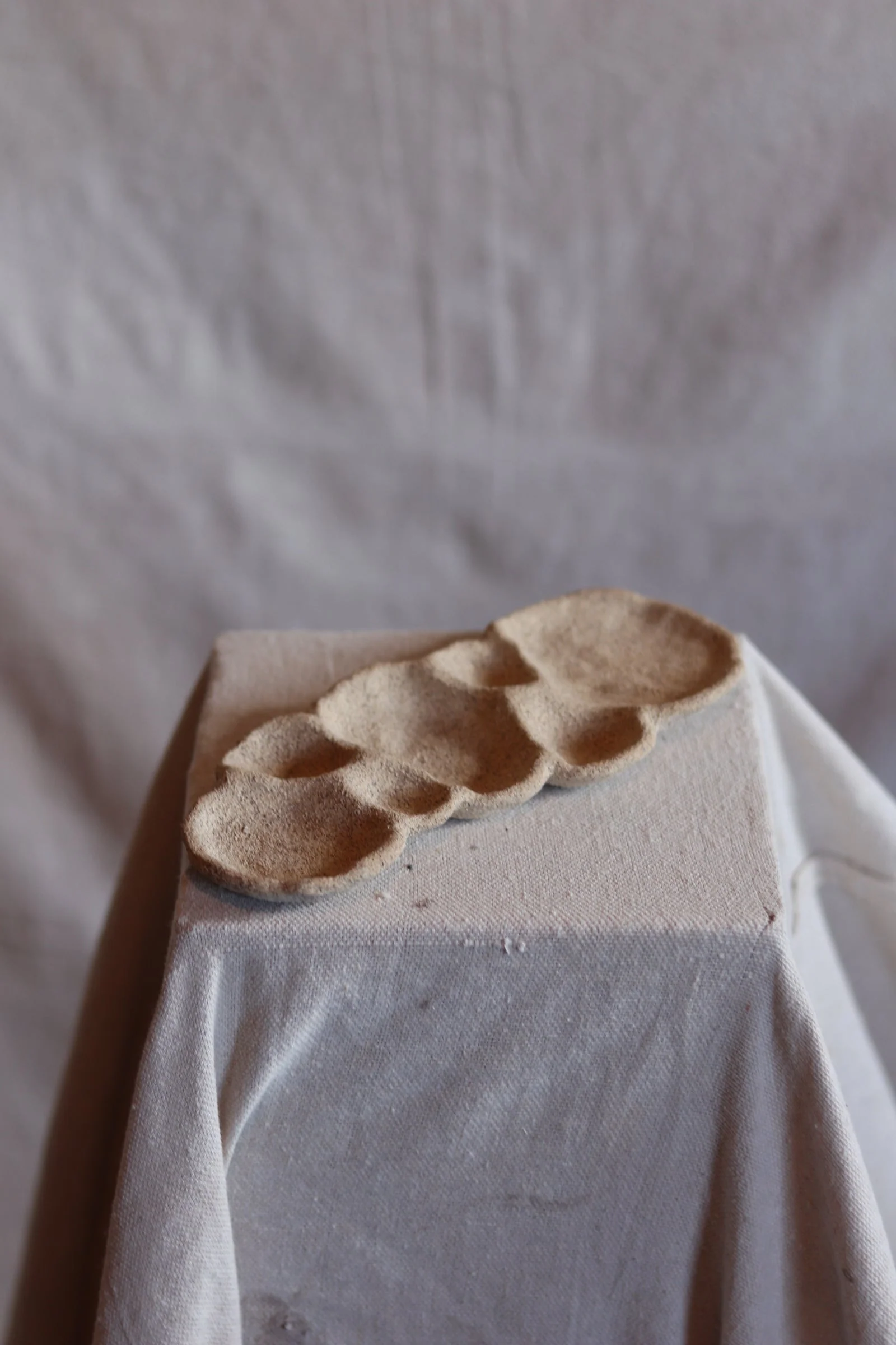 9" Gathered Earth Sculptural Dish - Image 2